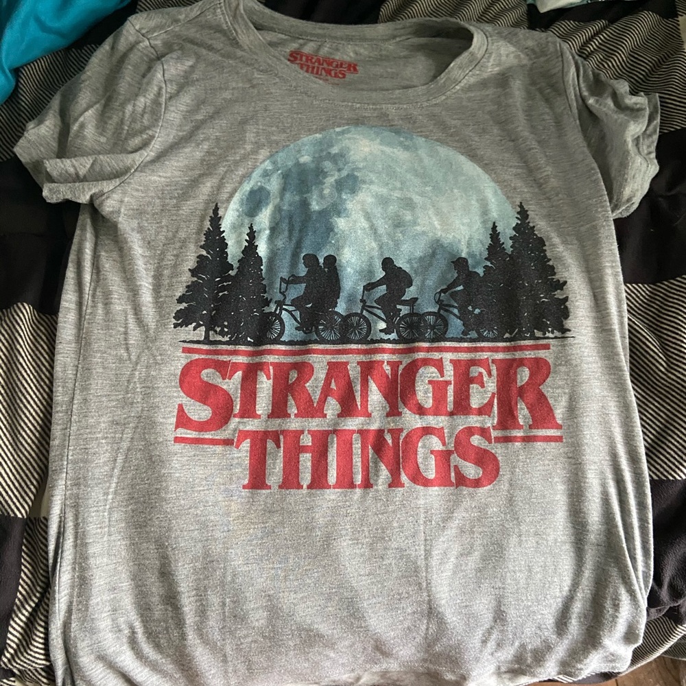 Grey stranger things shirt